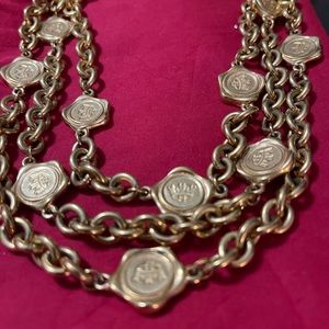 Rare find Iconic Fendi vintage 3 strand gold necklace